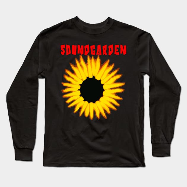 Soundgarden - Black Hole Sun Long Sleeve T-Shirt by Moulezitouna